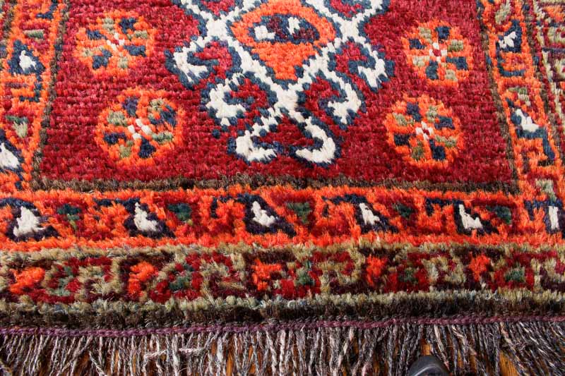 8196 Semi Antique Persian Small Rug (Bag Face) 44x53cm (1.5 x 1.9ft)